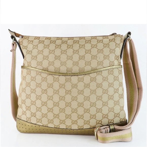 Gucci Handbags - GORGEOUS! Authenticated Gucci Jolicoeur Web Messenger Crossbody Shoulder Bag